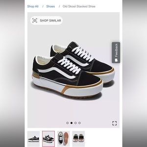 Vans old skool stacked shoe
